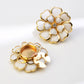 🔥 🔥 50 % DE RÉDUCTION !! ✨Boutons de manchette et broche florale chic ornés de strass