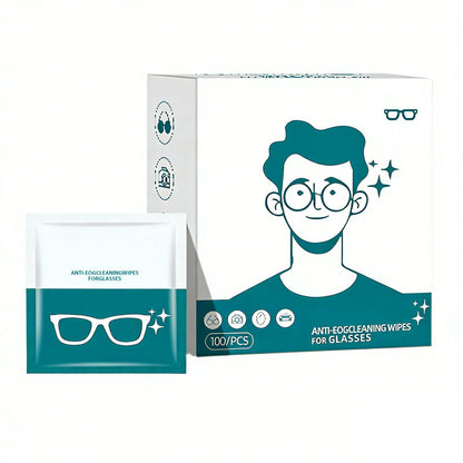 🔥  50 %  DE RÉDUCTION !! ✨Lingettes nettoyantes anti-buée pour lunettes