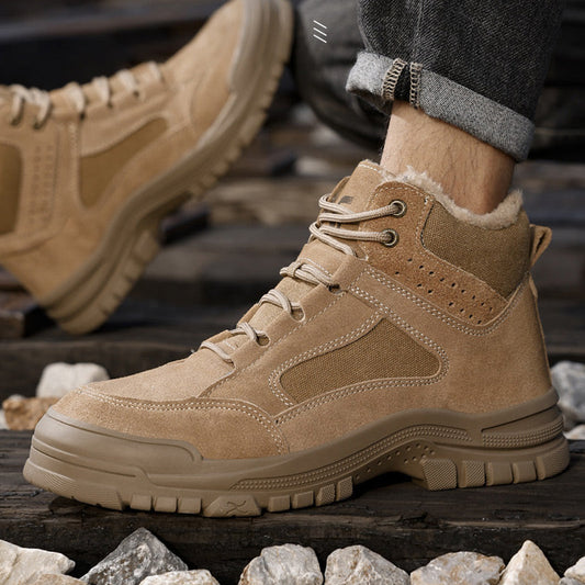 🔥 50 %  DE RÉDUCTION !! ✨🎅 Chaussures de sécurité d'hiver pour hommes – Embout en acier et antidérapantes ! -- Livraison gratuite