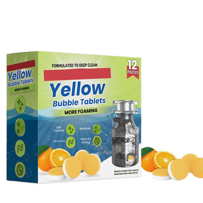 💥ACHETEZ 2, OFFERT3 ! 🎉Tablettes nettoyantes et désodorisantes pour broyeur à déchets – 12 pièces