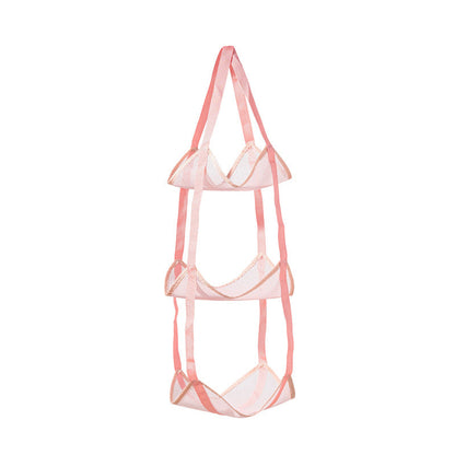 ✨Nouveaux arrivages - 50% de réduction✨Lot économique : sac de rangement en filet à plusieurs niveaux pour ballons + crochet