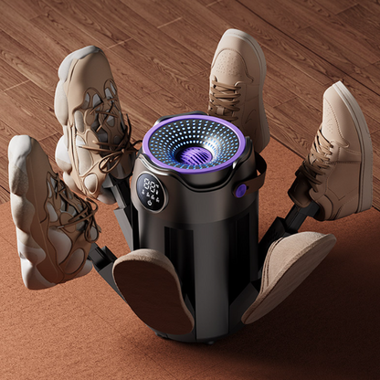 📢📢53% de réduction !!!🎅Séchoir et désinfectant électrique à UV pour chaussures à 6 bras