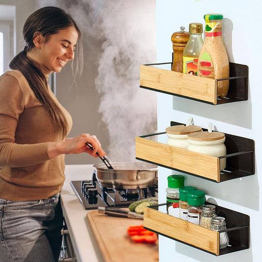 🔥 50 %  DE RÉDUCTION !! ✨Étagère de rangement murale magnétique pour cuisine