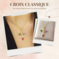🔥acheter 2，Gratuit 1🔥Collier Pendentif Croix Arc-en-ciel