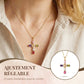 🔥acheter 2，Gratuit 1🔥Collier Pendentif Croix Arc-en-ciel