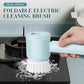 Brosse de nettoyage électrique multifonction pliable