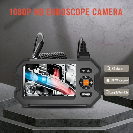 Caméra endoscopique portable HD 1080P avec écran 4,3 pouces