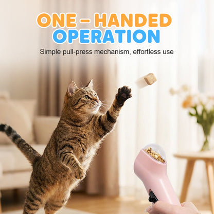 Lanceur et distributeur interactif de friandises pour animaux de compagnie
