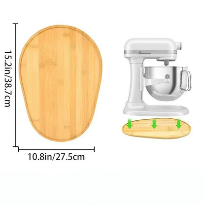 Plateau Coulissant en Bois pour Robot Pâtissier - Déplacement Facile