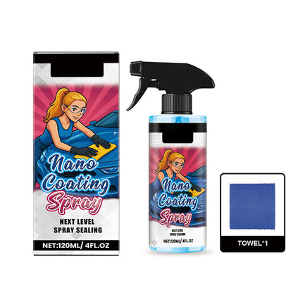 🚗 ACHETEZ-EN 2, OBTENEZ-EN 1 GRATUITEMENT ! ✨ Spray lustrant pour voiture + serviette en microfibre - Redonne de l'éclat et protège la peinture en quelques minutes, formule résistante aux rayures ☀️🧽